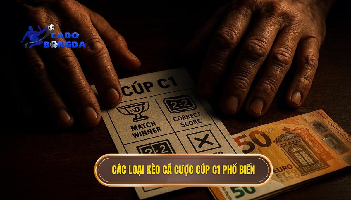 Giải Mã Sức Hút Và Chiến Lược Thắng Của Kèo Cá Cược Cúp C1 Châu Âu 1 Các Loại Kèo Cá Cược Cúp C1 Châu Âu Phổ Biến Nhất