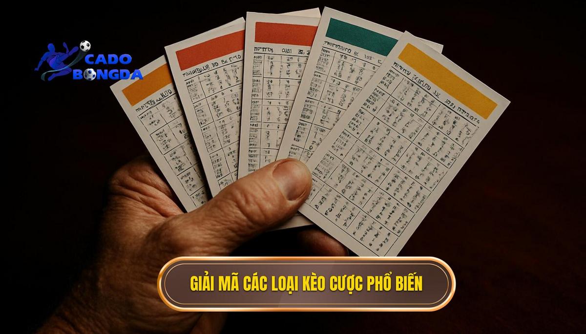 Giải Mã Các Loại Kèo Cược Phổ Biến Nhất