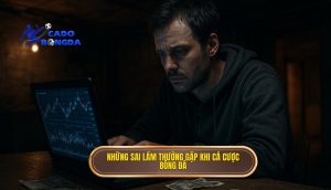 những sai lầm thường gặp khi cá cược bóng đá