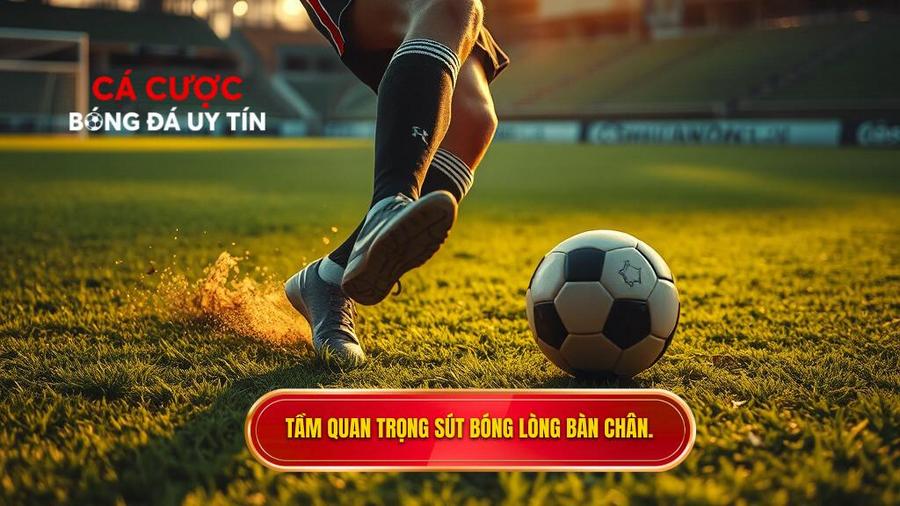 Tại sao kỹ thuật sút bóng bằng lòng bàn chân phải lại quan trọng?
