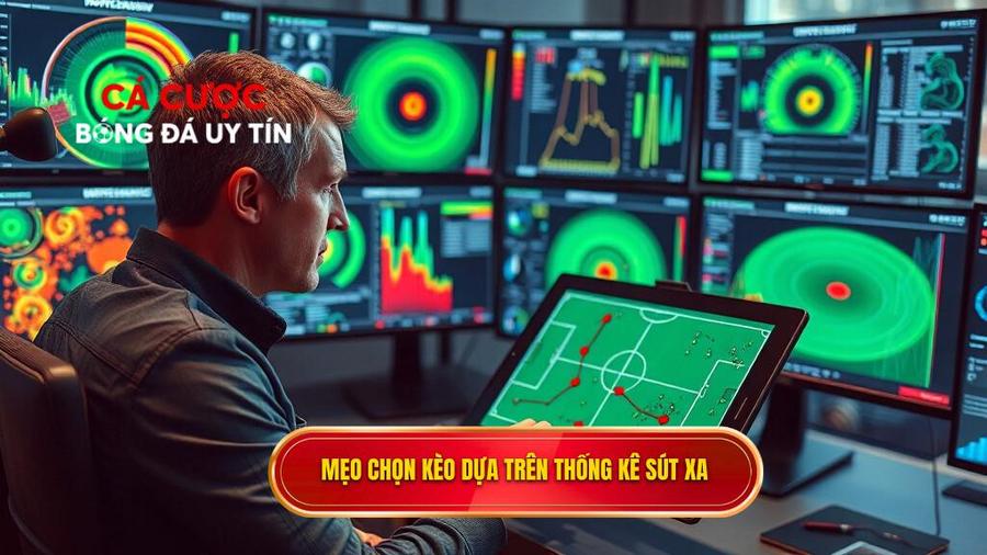Áp dụng mẹo chọn kèo dựa trên thống kê sút xa vào từng loại kèo