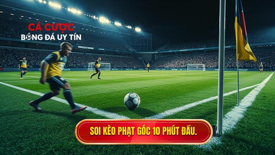 Chiến thuật soi Kèo cược đội nhận quả phạt góc trong 10 phút đầu hiệu quả