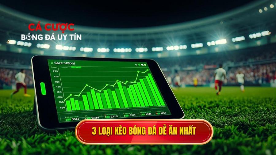 Top 3 loại kèo bóng đá dễ ăn nhất hiện nay cho người mới