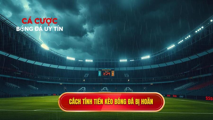 Quy định chung về cách tính tiền khi kèo bóng đá bị hoãn