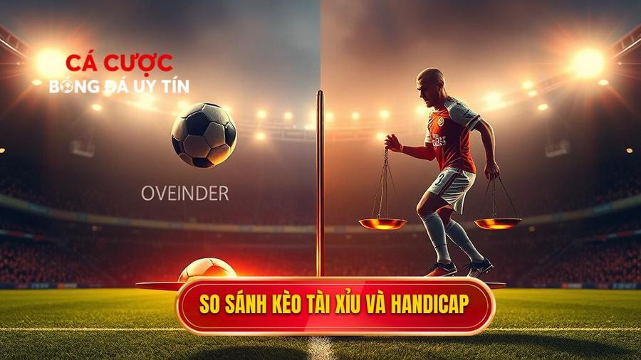 So sánh ưu và nhược điểm: Nên chơi kèo bóng đá Tài Xỉu hay Handicap?